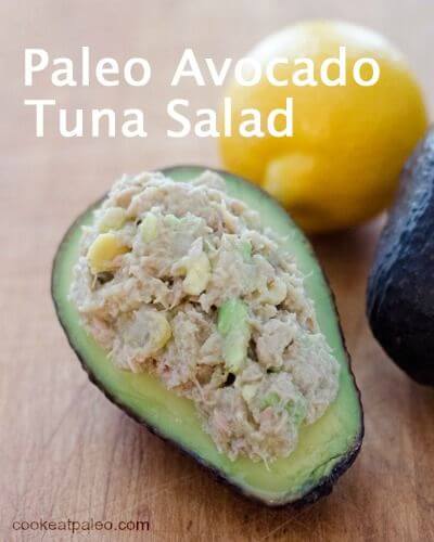 Paleo Avocado Tuna Salad