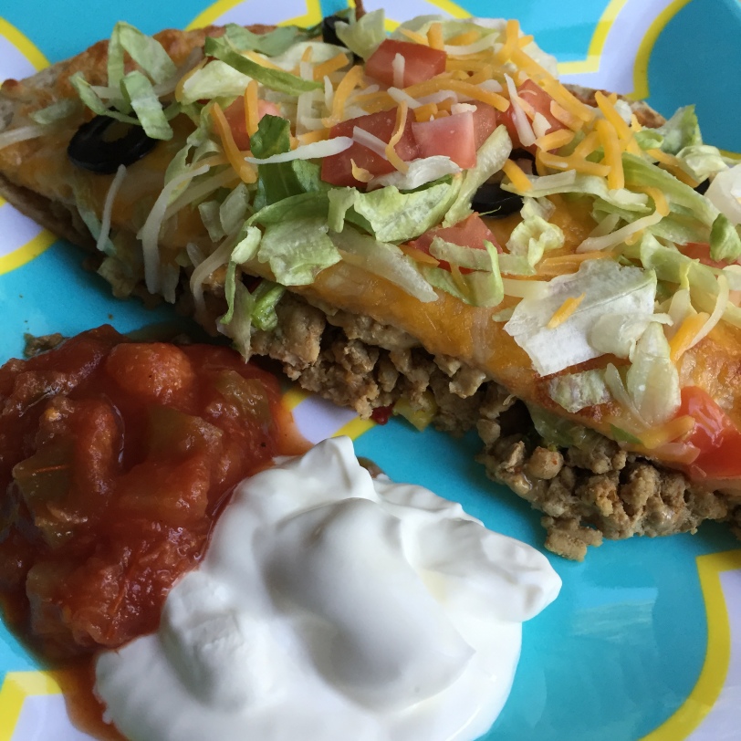 Skinny Mexican Pizza